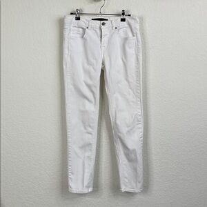 Victoria Beckham White Straight Leg Jeans